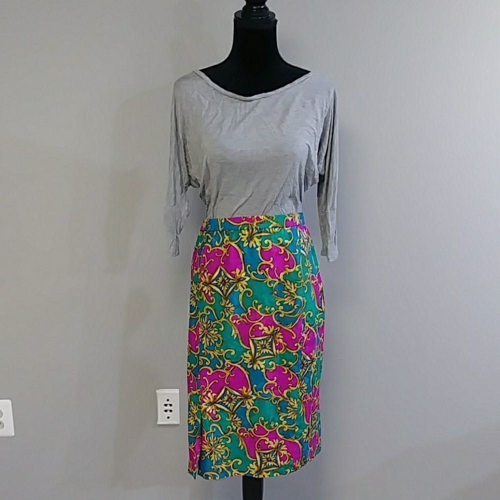 Vintage Printed skirt 
